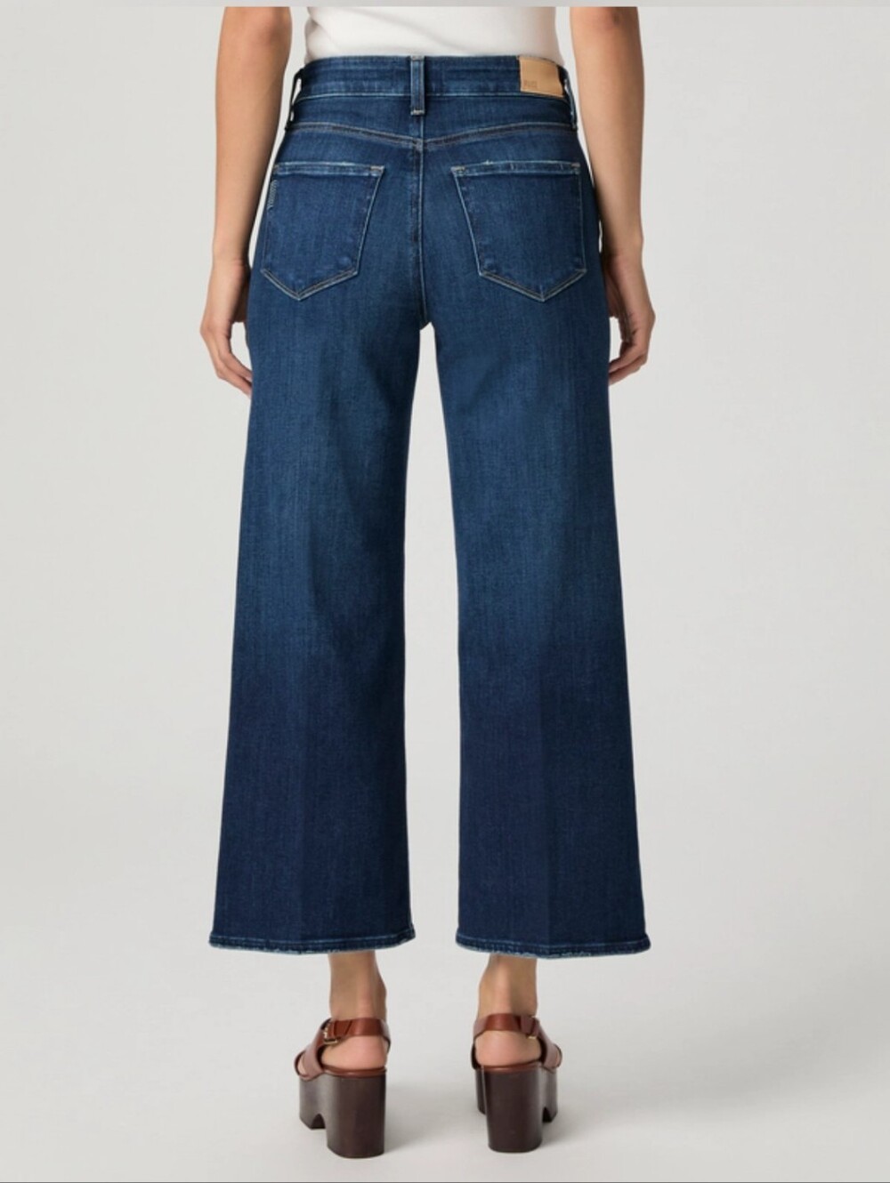 PAIGE Anessa Wide Leg, High Rise,Ankle Jean. Regular 26 - Picture 15 of 16